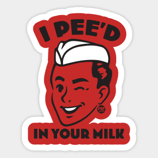 MILK MAN Sticker